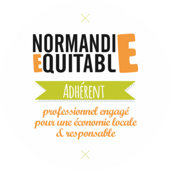 Badge adhésion Nomandie Equitable 