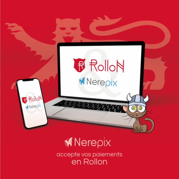 Nerepix, agence de communication accepte le paiement en RolloN Nerepix, agence de communication accepte le paiement en RolloN