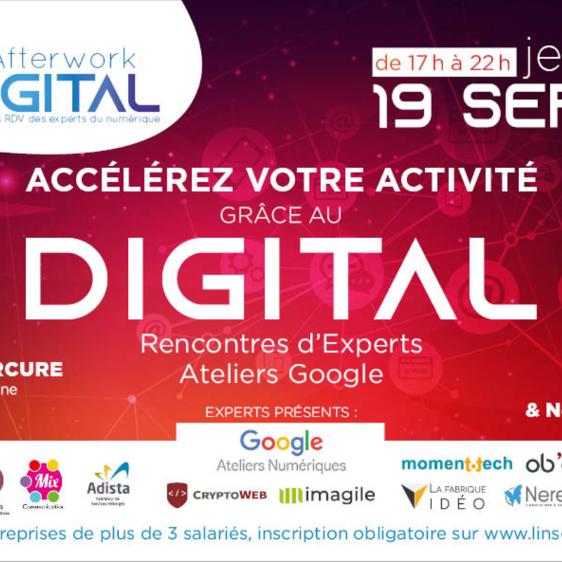 Participez à l'Afterwork Digital #1 à Caen