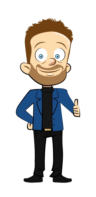 Personnage BD de Alexandre Radenac - Co-gérant