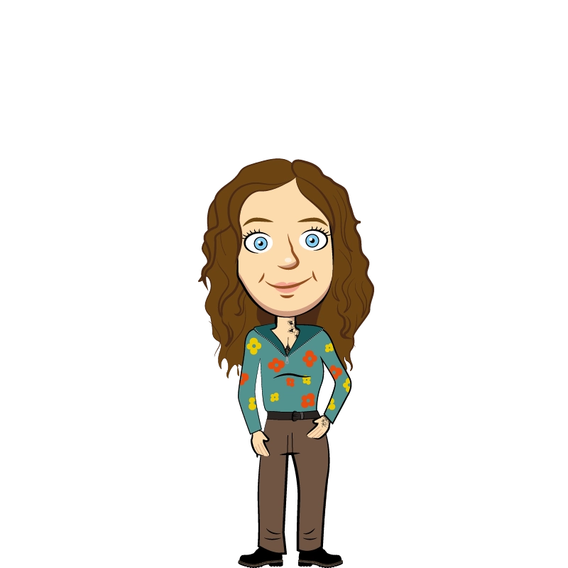 Personnage BD de Camille Havel - Chargée de projets