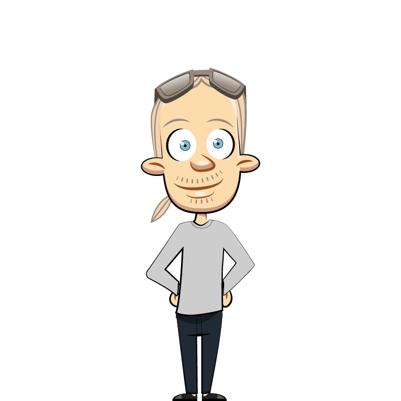 Personnage BD de Mathieu Tirard - Co-gérant